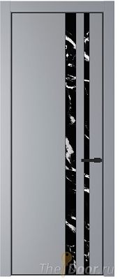 Дверь Profil Doors 20PE цвет Смоки (RAL 870-02) кромка Черный матовый RAL9005 стекло Нефи черный узор серебро Дверь Profil Doors 20PE цвет Смоки (RAL 870-02) кромка Черный матовый RAL9005 стекло Нефи черный узор серебро