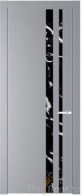 Дверь Profil Doors 20PE цвет Смоки (RAL 870-02) кромка Серебро стекло Нефи черный узор серебро Дверь Profil Doors 20PE цвет Смоки (RAL 870-02) кромка Серебро стекло Нефи черный узор серебро