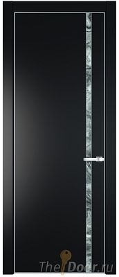 Дверь Profil Doors 21PE цвет Блэк кромка Серебро стекло Атриум серебро Дверь Profil Doors 21PE цвет Блэк кромка Серебро стекло Атриум серебро
