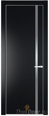 Дверь Profil Doors 21PE цвет Блэк кромка Серебро стекло Lacobel Серебро Матлак Дверь Profil Doors 21PE цвет Блэк кромка Серебро стекло Lacobel Серебро Матлак