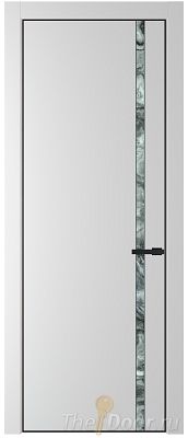 Дверь Profil Doors 21PE цвет Крем Вайт (RAL 120-02) кромка Черный матовый RAL9005 стекло Нефи черный узор серебро Дверь Profil Doors 21PE цвет Крем Вайт (RAL 120-02) кромка Черный матовый RAL9005 стекло Нефи черный узор серебро