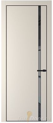 Дверь Profil Doors 21PE цвет Кремовая Магнолия (RAL 120-04) кромка Черный матовый RAL9005 стекло Зеркало Grey Дверь Profil Doors 21PE цвет Кремовая Магнолия (RAL 120-04) кромка Черный матовый RAL9005 стекло Зеркало Grey