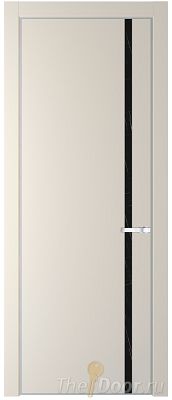 Дверь Profil Doors 21PE цвет Кремовая Магнолия (RAL 120-04) кромка Серебро стекло Неро мрамор Дверь Profil Doors 21PE цвет Кремовая Магнолия (RAL 120-04) кромка Серебро стекло Неро мрамор