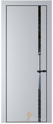 Дверь Profil Doors 21PE цвет Лайт Грей (RAL 870-01) кромка Черный матовый RAL9005 стекло Лоран узор золото Дверь Profil Doors 21PE цвет Лайт Грей (RAL 870-01) кромка Черный матовый RAL9005 стекло Лоран узор золото