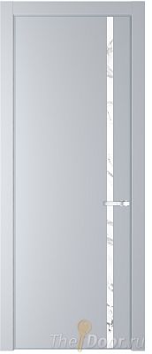 Дверь Profil Doors 21PE цвет Лайт Грей (RAL 870-01) кромка Серебро стекло Нефи белый узор серебро Дверь Profil Doors 21PE цвет Лайт Грей (RAL 870-01) кромка Серебро стекло Нефи белый узор серебро