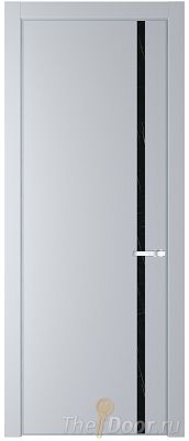 Дверь Profil Doors 21PE цвет Лайт Грей (RAL 870-01) кромка Серебро стекло Неро мрамор Дверь Profil Doors 21PE цвет Лайт Грей (RAL 870-01) кромка Серебро стекло Неро мрамор