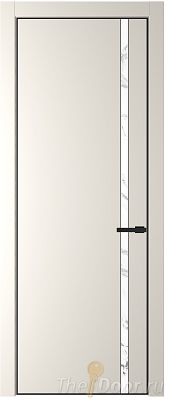 Дверь Profil Doors 21PE цвет Перламутр белый кромка Черный матовый RAL9005 стекло Нефи белый узор серебро Дверь Profil Doors 21PE цвет Перламутр белый кромка Черный матовый RAL9005 стекло Нефи белый узор серебро