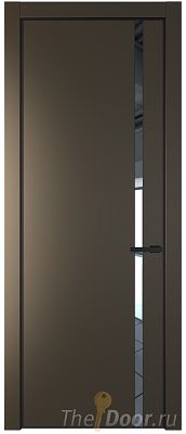 Дверь Profil Doors 21PE цвет Перламутр бронза кромка Черный матовый RAL9005 стекло Зеркало Дверь Profil Doors 21PE цвет Перламутр бронза кромка Черный матовый RAL9005 стекло Зеркало