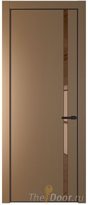 Дверь Profil Doors 21PE цвет Перламутр золото кромка Черный матовый RAL9005 стекло Зеркало Bronza Дверь Profil Doors 21PE цвет Перламутр золото кромка Черный матовый RAL9005 стекло Зеркало Bronza