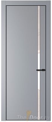 Дверь Profil Doors 21PE цвет Смоки (RAL 870-02) кромка Черный матовый RAL9005 стекло Lacobel Перламутровый лак Дверь Profil Doors 21PE цвет Смоки (RAL 870-02) кромка Черный матовый RAL9005 стекло Lacobel Перламутровый лак