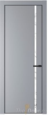 Дверь Profil Doors 21PE цвет Смоки (RAL 870-02) кромка Черный матовый RAL9005 стекло Нефи белый узор серебро Дверь Profil Doors 21PE цвет Смоки (RAL 870-02) кромка Черный матовый RAL9005 стекло Нефи белый узор серебро