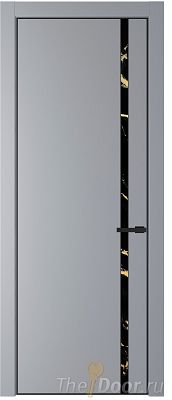 Дверь Profil Doors 21PE цвет Смоки (RAL 870-02) кромка Черный матовый RAL9005 стекло Нефи черный узор золото Дверь Profil Doors 21PE цвет Смоки (RAL 870-02) кромка Черный матовый RAL9005 стекло Нефи черный узор золото