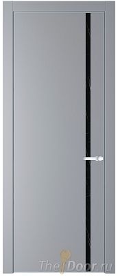 Дверь Profil Doors 21PE цвет Смоки (RAL 870-02) кромка Серебро стекло Неро мрамор Дверь Profil Doors 21PE цвет Смоки (RAL 870-02) кромка Серебро стекло Неро мрамор