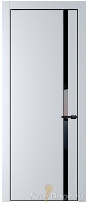 Дверь Profil Doors 21PE цвет Вайт (RAL 110 96 02) кромка Черный матовый RAL9005 стекло Lacobel Черный лак Дверь Profil Doors 21PE цвет Вайт (RAL 110 96 02) кромка Черный матовый RAL9005 стекло Lacobel Черный лак