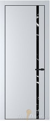 Дверь Profil Doors 21PE цвет Вайт (RAL 110 96 02) кромка Черный матовый RAL9005 стекло Нефи черный узор серебро Дверь Profil Doors 21PE цвет Вайт (RAL 110 96 02) кромка Черный матовый RAL9005 стекло Нефи черный узор серебро
