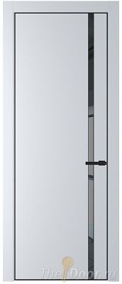Дверь Profil Doors 21PE цвет Вайт (RAL 110 96 02) кромка Черный матовый RAL9005 стекло Зеркало Grey Дверь Profil Doors 21PE цвет Вайт (RAL 110 96 02) кромка Черный матовый RAL9005 стекло Зеркало Grey