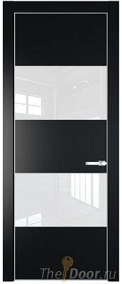 Дверь Profil Doors 22PE цвет Блэк кромка Серебро стекло Lacobel лак Классик Дверь Profil Doors 22PE цвет Блэк кромка Серебро стекло Lacobel лак Классик