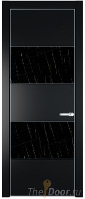 Дверь Profil Doors 22PE цвет Блэк кромка Серебро стекло Неро мрамор Дверь Profil Doors 22PE цвет Блэк кромка Серебро стекло Неро мрамор