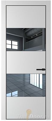 Дверь Profil Doors 22PE цвет Крем Вайт (RAL 120-02) кромка Черный матовый RAL9005 стекло Зеркало Дверь Profil Doors 22PE цвет Крем Вайт (RAL 120-02) кромка Черный матовый RAL9005 стекло Зеркало