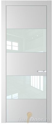 Дверь Profil Doors 22PE цвет Крем Вайт (RAL 120-02) кромка Серебро стекло Lacobel Белый лак Дверь Profil Doors 22PE цвет Крем Вайт (RAL 120-02) кромка Серебро стекло Lacobel Белый лак