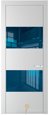 Дверь Profil Doors 22PE цвет Крем Вайт (RAL 120-02) кромка Серебро стекло Зеркало Blue Дверь Profil Doors 22PE цвет Крем Вайт (RAL 120-02) кромка Серебро стекло Зеркало Blue