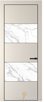 Дверь Profil Doors 22PE цвет Кремовая Магнолия (RAL 120-04) кромка Черный матовый RAL9005 стекло Нефи белый узор серебро Дверь Profil Doors 22PE цвет Кремовая Магнолия (RAL 120-04) кромка Черный матовый RAL9005 стекло Нефи белый узор серебро