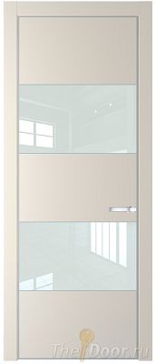 Дверь Profil Doors 22PE цвет Кремовая Магнолия (RAL 120-04) кромка Серебро стекло Lacobel Белый лак Дверь Profil Doors 22PE цвет Кремовая Магнолия (RAL 120-04) кромка Серебро стекло Lacobel Белый лак