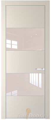 Дверь Profil Doors 22PE цвет Кремовая Магнолия (RAL 120-04) кромка Серебро стекло Lacobel Перламутровый лак Дверь Profil Doors 22PE цвет Кремовая Магнолия (RAL 120-04) кромка Серебро стекло Lacobel Перламутровый лак