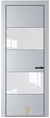 Дверь Profil Doors 22PE цвет Лайт Грей (RAL 870-01) кромка Черный матовый RAL9005 стекло Lacobel лак Классик Дверь Profil Doors 22PE цвет Лайт Грей (RAL 870-01) кромка Черный матовый RAL9005 стекло Lacobel лак Классик