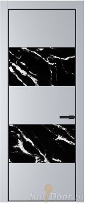 Дверь Profil Doors 22PE цвет Лайт Грей (RAL 870-01) кромка Черный матовый RAL9005 стекло Нефи черный узор серебро Дверь Profil Doors 22PE цвет Лайт Грей (RAL 870-01) кромка Черный матовый RAL9005 стекло Нефи черный узор серебро