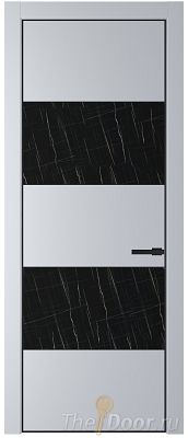 Дверь Profil Doors 22PE цвет Лайт Грей (RAL 870-01) кромка Черный матовый RAL9005 стекло Неро мрамор Дверь Profil Doors 22PE цвет Лайт Грей (RAL 870-01) кромка Черный матовый RAL9005 стекло Неро мрамор