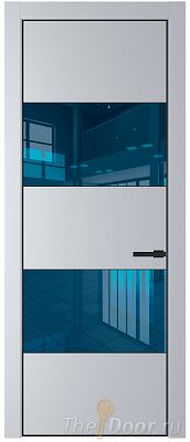 Дверь Profil Doors 22PE цвет Лайт Грей (RAL 870-01) кромка Черный матовый RAL9005 стекло Зеркало Blue Дверь Profil Doors 22PE цвет Лайт Грей (RAL 870-01) кромка Черный матовый RAL9005 стекло Зеркало Blue