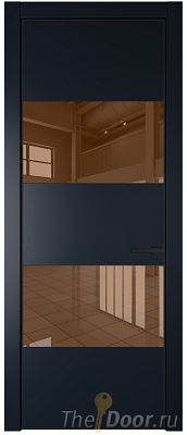 Дверь Profil Doors 22PE цвет Нэви Блу (RAL 7016) кромка Черный матовый RAL9005 стекло Зеркало Bronza Дверь Profil Doors 22PE цвет Нэви Блу (RAL 7016) кромка Черный матовый RAL9005 стекло Зеркало Bronza