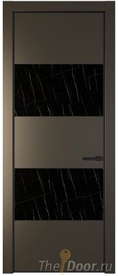 Дверь Profil Doors 22PE цвет Перламутр бронза кромка Черный матовый RAL9005 стекло Неро мрамор Дверь Profil Doors 22PE цвет Перламутр бронза кромка Черный матовый RAL9005 стекло Неро мрамор