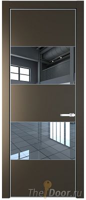 Дверь Profil Doors 22PE цвет Перламутр бронза кромка Серебро стекло Зеркало Дверь Profil Doors 22PE цвет Перламутр бронза кромка Серебро стекло Зеркало