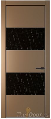 Дверь Profil Doors 22PE цвет Перламутр золото кромка Черный матовый RAL9005 стекло Неро мрамор Дверь Profil Doors 22PE цвет Перламутр золото кромка Черный матовый RAL9005 стекло Неро мрамор