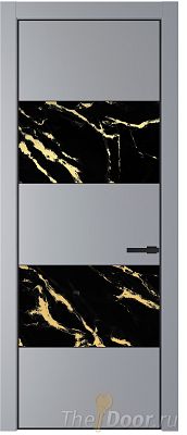 Дверь Profil Doors 22PE цвет Смоки (RAL 870-02) кромка Черный матовый RAL9005 стекло Нефи черный узор золото Дверь Profil Doors 22PE цвет Смоки (RAL 870-02) кромка Черный матовый RAL9005 стекло Нефи черный узор золото