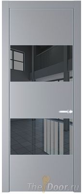 Дверь Profil Doors 22PE цвет Смоки (RAL 870-02) кромка Серебро стекло Зеркало Grey Дверь Profil Doors 22PE цвет Смоки (RAL 870-02) кромка Серебро стекло Зеркало Grey
