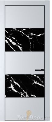 Дверь Profil Doors 22PE цвет Вайт (RAL 110 96 02) кромка Черный матовый RAL9005 стекло Нефи черный узор серебро Дверь Profil Doors 22PE цвет Вайт (RAL 110 96 02) кромка Черный матовый RAL9005 стекло Нефи черный узор серебро