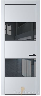 Дверь Profil Doors 22PE цвет Вайт (RAL 110 96 02) кромка Черный матовый RAL9005 стекло Зеркало Grey Дверь Profil Doors 22PE цвет Вайт (RAL 110 96 02) кромка Черный матовый RAL9005 стекло Зеркало Grey