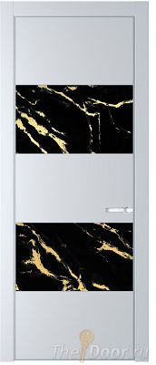 Дверь Profil Doors 22PE цвет Вайт (RAL 110 96 02) кромка Серебро стекло Нефи черный узор золото Дверь Profil Doors 22PE цвет Вайт (RAL 110 96 02) кромка Серебро стекло Нефи черный узор золото