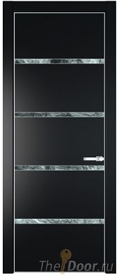 Дверь Profil Doors 23PE цвет Блэк кромка Серебро стекло Атриум серебро Дверь Profil Doors 23PE цвет Блэк кромка Серебро стекло Атриум серебро