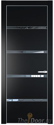 Дверь Profil Doors 23PE цвет Блэк кромка Серебро стекло Зеркало Дверь Profil Doors 23PE цвет Блэк кромка Серебро стекло Зеркало