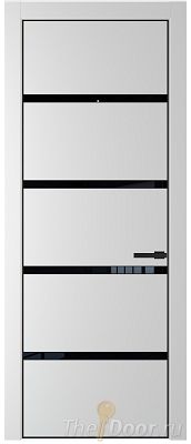Дверь Profil Doors 23PE цвет Крем Вайт (RAL 120-02) кромка Черный матовый RAL9005 стекло Lacobel Черный лак Дверь Profil Doors 23PE цвет Крем Вайт (RAL 120-02) кромка Черный матовый RAL9005 стекло Lacobel Черный лак