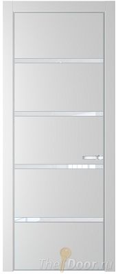Дверь Profil Doors 23PE цвет Крем Вайт (RAL 120-02) кромка Серебро стекло Lacobel лак Классик Дверь Profil Doors 23PE цвет Крем Вайт (RAL 120-02) кромка Серебро стекло Lacobel лак Классик