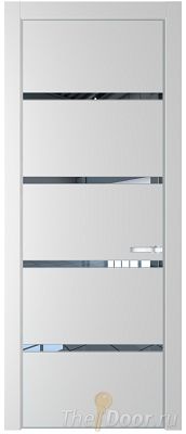 Дверь Profil Doors 23PE цвет Крем Вайт (RAL 120-02) кромка Серебро стекло Зеркало Дверь Profil Doors 23PE цвет Крем Вайт (RAL 120-02) кромка Серебро стекло Зеркало