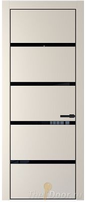 Дверь Profil Doors 23PE цвет Кремовая Магнолия (RAL 120-04) кромка Черный матовый RAL9005 стекло Lacobel Черный лак Дверь Profil Doors 23PE цвет Кремовая Магнолия (RAL 120-04) кромка Черный матовый RAL9005 стекло Lacobel Черный лак