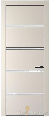 Дверь Profil Doors 23PE цвет Кремовая Магнолия (RAL 120-04) кромка Черный матовый RAL9005 стекло Lacobel лак Классик Дверь Profil Doors 23PE цвет Кремовая Магнолия (RAL 120-04) кромка Черный матовый RAL9005 стекло Lacobel лак Классик