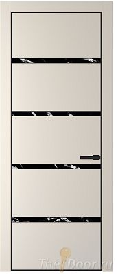 Дверь Profil Doors 23PE цвет Кремовая Магнолия (RAL 120-04) кромка Черный матовый RAL9005 стекло Нефи черный узор серебро Дверь Profil Doors 23PE цвет Кремовая Магнолия (RAL 120-04) кромка Черный матовый RAL9005 стекло Нефи черный узор серебро