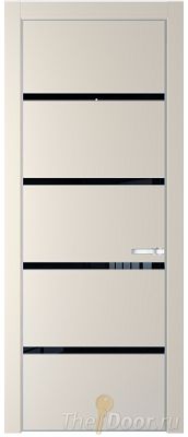 Дверь Profil Doors 23PE цвет Кремовая Магнолия (RAL 120-04) кромка Серебро стекло Lacobel Черный лак Дверь Profil Doors 23PE цвет Кремовая Магнолия (RAL 120-04) кромка Серебро стекло Lacobel Черный лак